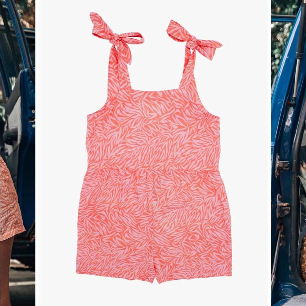 Feather 4 Arrow Girls Romper NWT